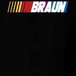 Braun Nascar Driver Custom Last Name Special T Shirt 10396350