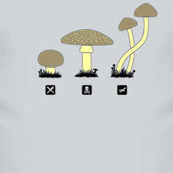 Know Your Mushrooms Funny Parody Magic Shrooms T Shirt 13808