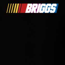 BRIGGS Nascar Driver Custom Last Name Special T Shirt 16617386