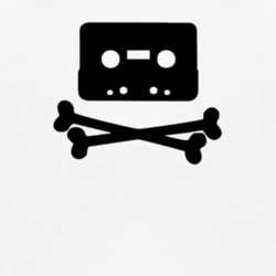 The Pirate Bay TPB Cross Bones Tape Cassette Black T Shirt 1685313