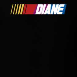 DIANE Nascar Driver Custom Last Name Special T Shirt 17841994