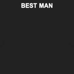 Best Man Wedding - Printed On Back - T Shirts 2026907