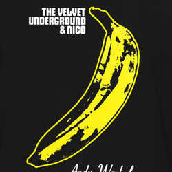 Velvet Underground Black Banana T Shirt 219022