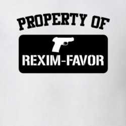 Property Of My Reximfavor Submachine Gun T Shirt 22426040