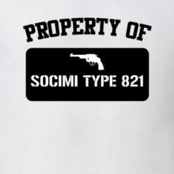 Property Of My Socimi Type 821 Submachine Gun T Shirt 22426407