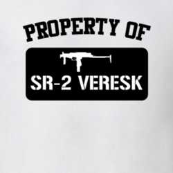 Property Of My Sr2 Veresk Submachine Gun T Shirt 22426442