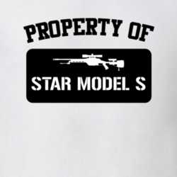 Property Of My Star Model S Pistol T Shirt 22426476