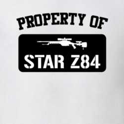 Property Of My Star Z84 Submachine Gun T Shirt 22426493