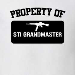 Property Of My Sti Grandmaster Pistol T Shirt 22426573