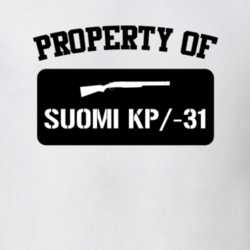 Property Of My Suomi Kp31 Submachine Gun T Shirt 22426590