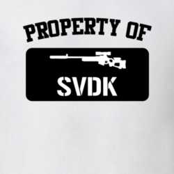 Property Of My Svdk Sniper Rifle T Shirt 22426599