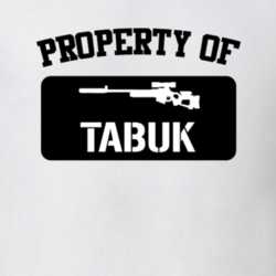 Property Of My Tabuk Sniper Rifle T Shirt 22426623