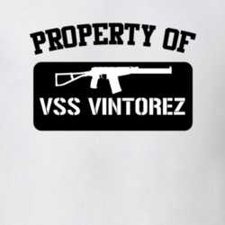 Property Of My Vss Vintorez Sniper Rifle T Shirt 22426889