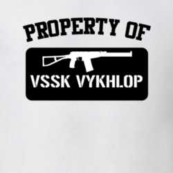 Property Of My Vssk Vykhlop Sniper Rifle T Shirt 22426891