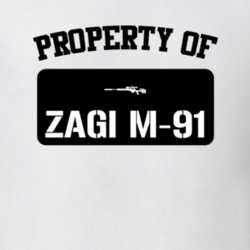 Property Of My Zagi M91 Submachine Gun T Shirt 22427019