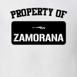 Property Of My Zamorana Pistol T Shirt 22427022