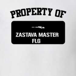 Property Of My Zastava Master Flg Submachine Gun T Shirt 22427064