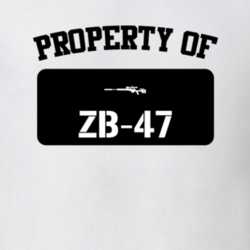 Property Of My Zb47 Submachine Gun T Shirt 22427073