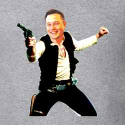 Elon As Han Solo Shooting Gun T Shirt 22432057