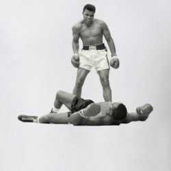 Muhammad Ali Over Sonny Liston 1965 Fighting Champion Iconic Photo T Shirt 22531537
