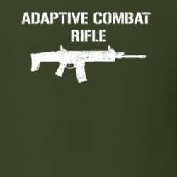 Adaptive Combat Rifle Rifle Military Distressed T Shirt 22532706