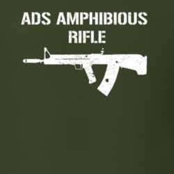 Ads Amphibious Rifle Rifle Military Distressed T Shirt 22532707