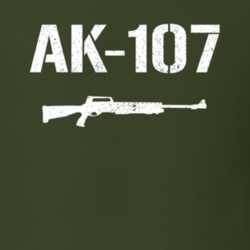 Ak107 Rifle Military Distressed T Shirt 22532708
