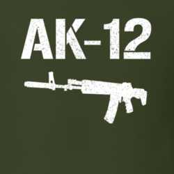 Ak12 Rifle Military Distressed T Shirt 22532709