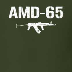 Amd65 Rifle Military Distressed T Shirt 22532713