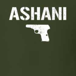 Ashani Pistol Military Distressed T Shirt 22532717