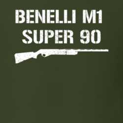 Benelli M1 Super 90 Shotgun Military Distressed T Shirt 22532725