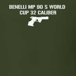 Benelli Mp 90 S World Cup 32 Caliber Pistol Military Distressed T Shirt 22532727