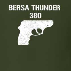Bersa Thunder 380 Pistol Military Distressed T Shirt 22532732