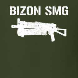 Bizon Smg Submachine Gun Military Distressed T Shirt 22532734