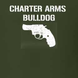 Charter Arms Bulldog Revolver Military Distressed T Shirt 22532743