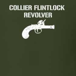 Collier Flintlock Revolver Revolver Military Distressed T Shirt 22532749