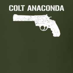 Colt Anaconda Revolver Military Distressed T Shirt 22532752
