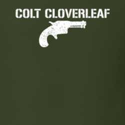 Colt Cloverleaf Revolver Military Distressed T Shirt 22532754