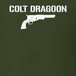 Colt Dragoon Revolver Military Distressed T Shirt 22532760