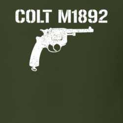 Colt M1892 Revolver Military Distressed T Shirt 22532761