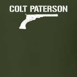 Colt Paterson Revolver Military Distressed T Shirt 22532764
