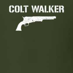 Colt Walker Revolver Military Distressed T Shirt 22532768