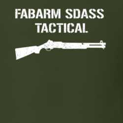 Fabarm Sdass Tactical Shotgun Military Distressed T Shirt 22532775