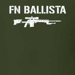 Fn Ballista Sniper Rifle Military Distressed T Shirt 22532776