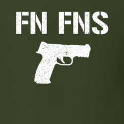 Fn Fns Pistol Military Distressed T Shirt 22532782