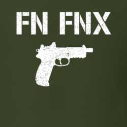Fn Fnx Pistol Military Distressed T Shirt 22532783