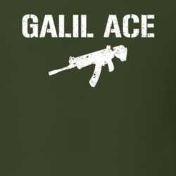Galil Ace Rifle Military Distressed T Shirt 22532789