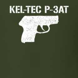 Keltec P3at Pistol Military Distressed T Shirt 22532808