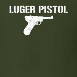 Luger Pistol Pistol Military Distressed T Shirt 22532818