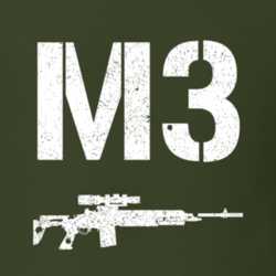 M3 Sniper Rifle Military Distressed T Shirt 22532823